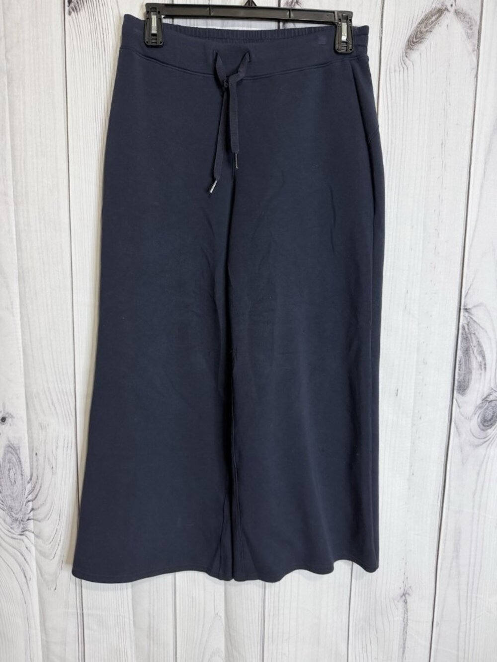 Spanx AirEssentials Women's Sz XL Navy Wide Leg Drawstring Pants Lounge 50239Q
